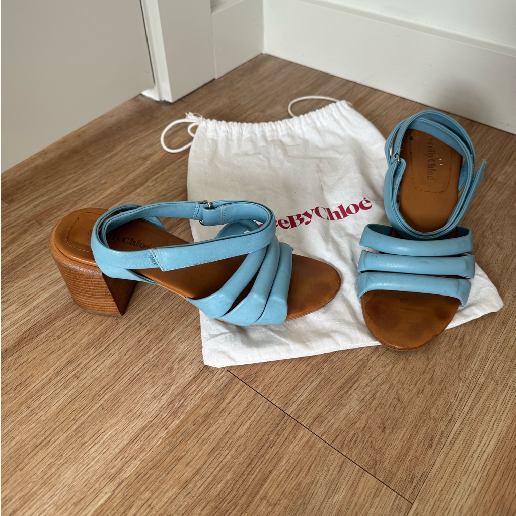 See By Chloe Block Heel Sandals
